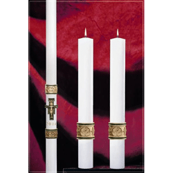 Cross of St. Francis Altar Candle